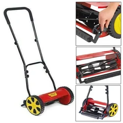 Wolf Garten TT 300 S, 30 cm (300 mm) Push Type Manual Lawn Mower with Soft Grip Handle